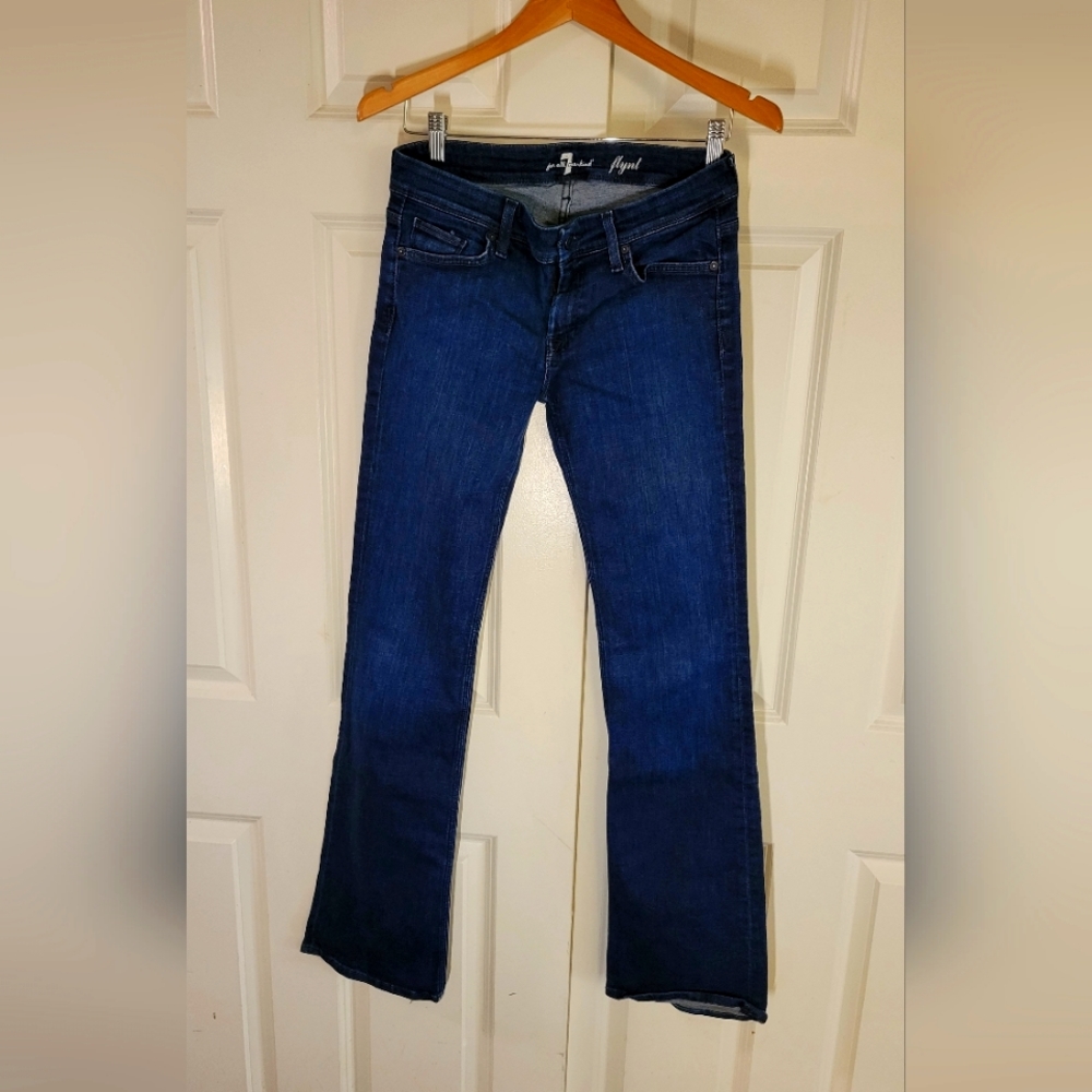 7 For All Mankind "Flynt" Dark Wash Jeans (Size 29)